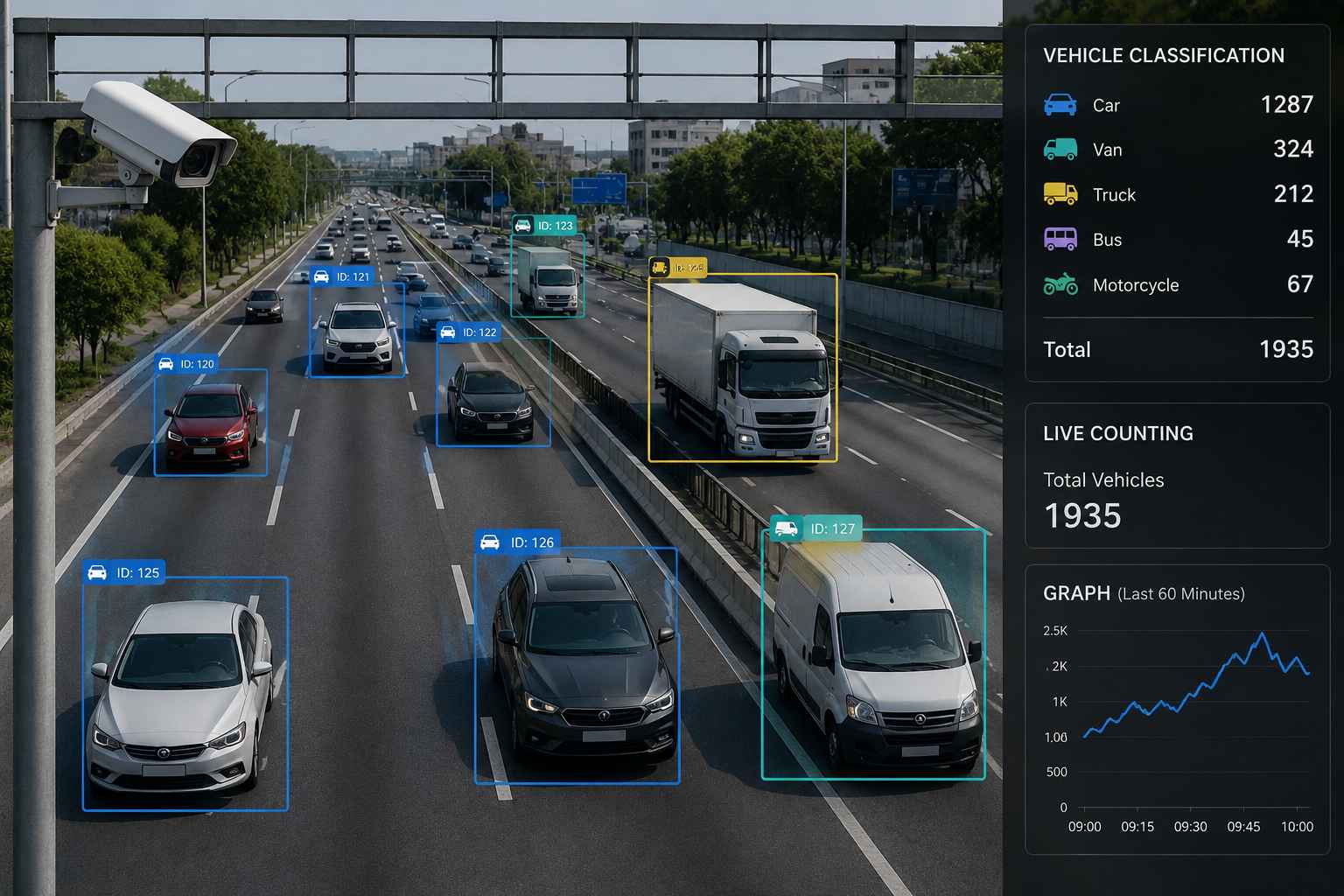AI vehicle classification & counting